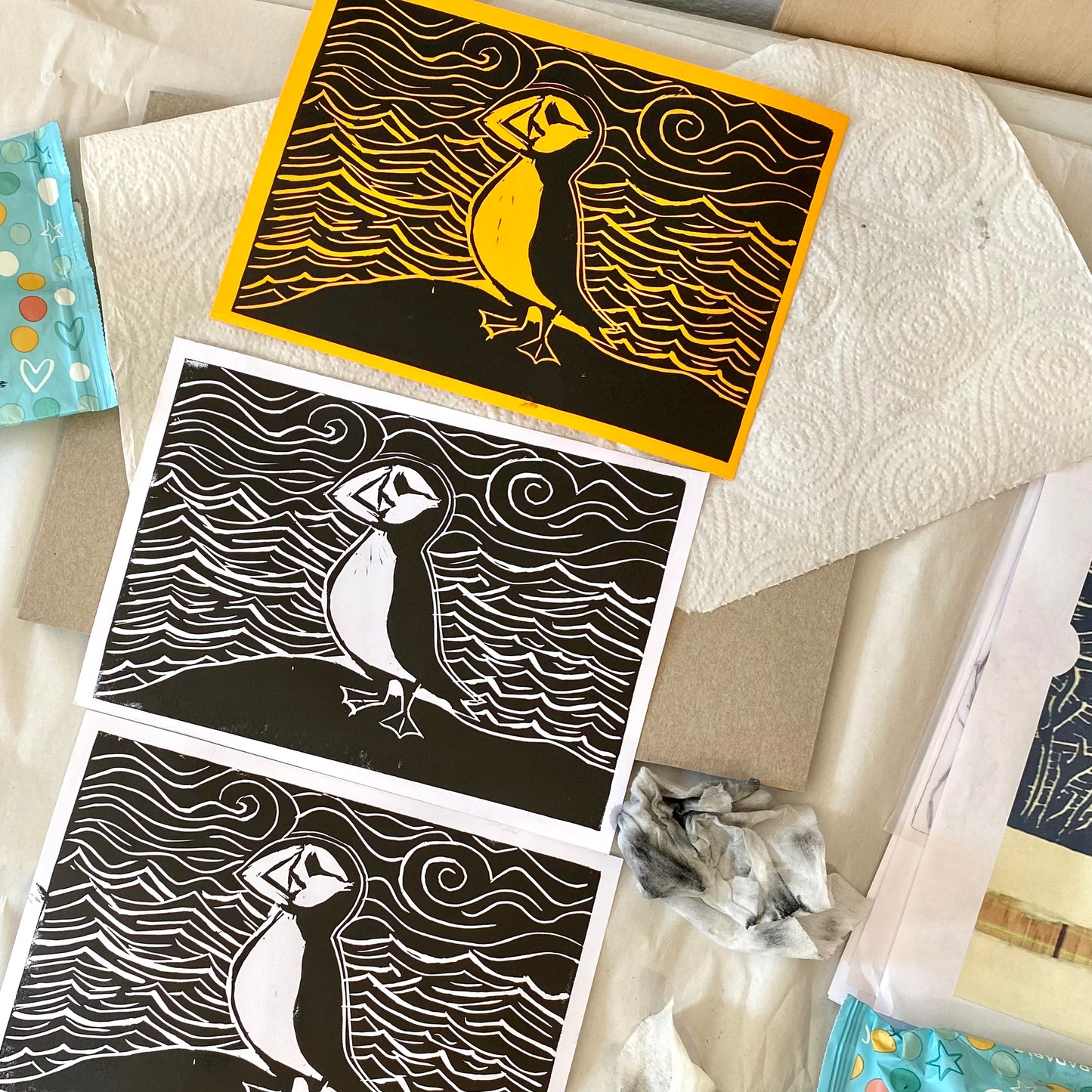 Introduction to Linocut Printmaking - Festive special