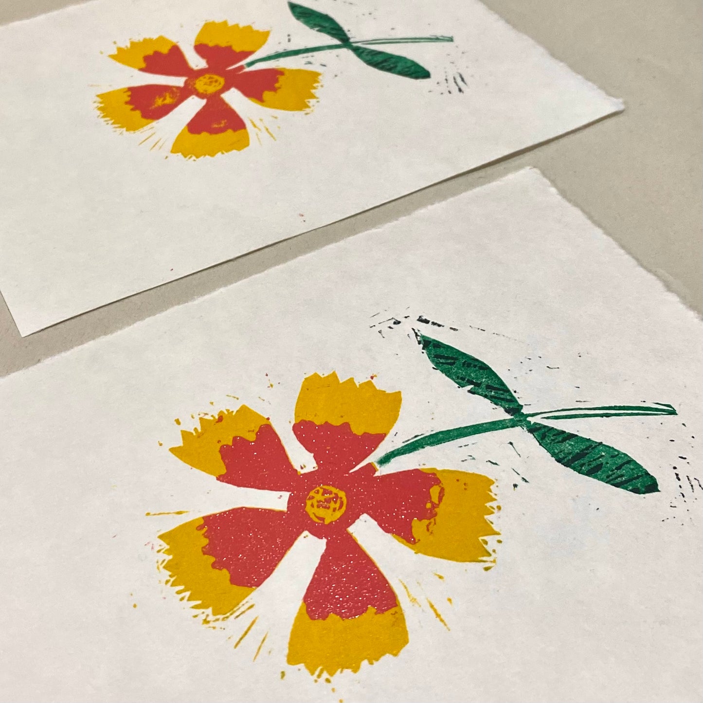 Next Steps: Linocut Reduction Printing