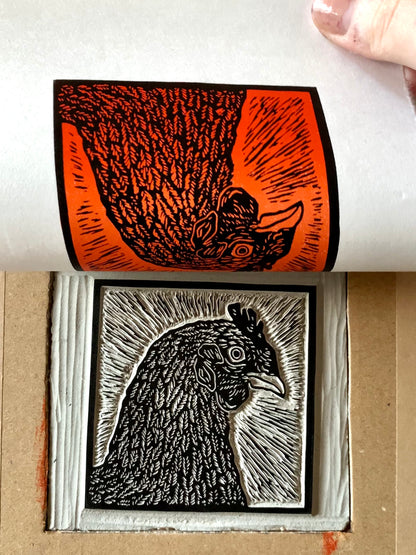 'Ophelia' limited edition linocut print