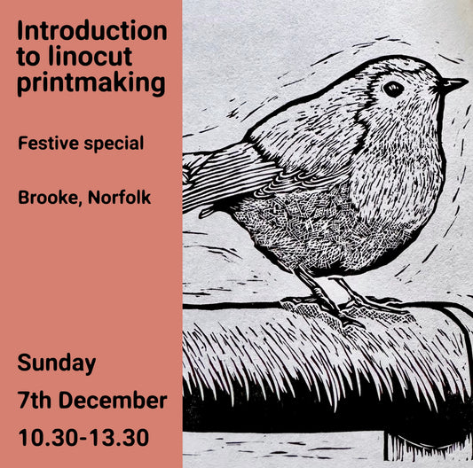 Introduction to Linocut Printmaking - Festive special